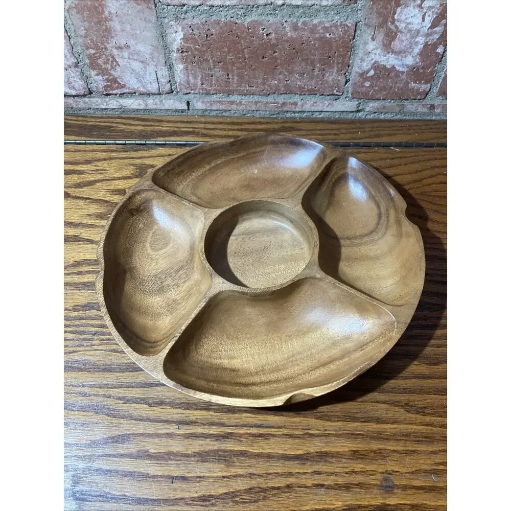 Mountainwoods Chip and Dip Tray, Acacia Wood